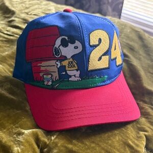 NASCAR Chase Authentics Snoopy Cap - Blue, Red, and Yellow